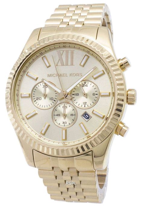 michael kors mk 8205|michael kors lexington champagne watch.